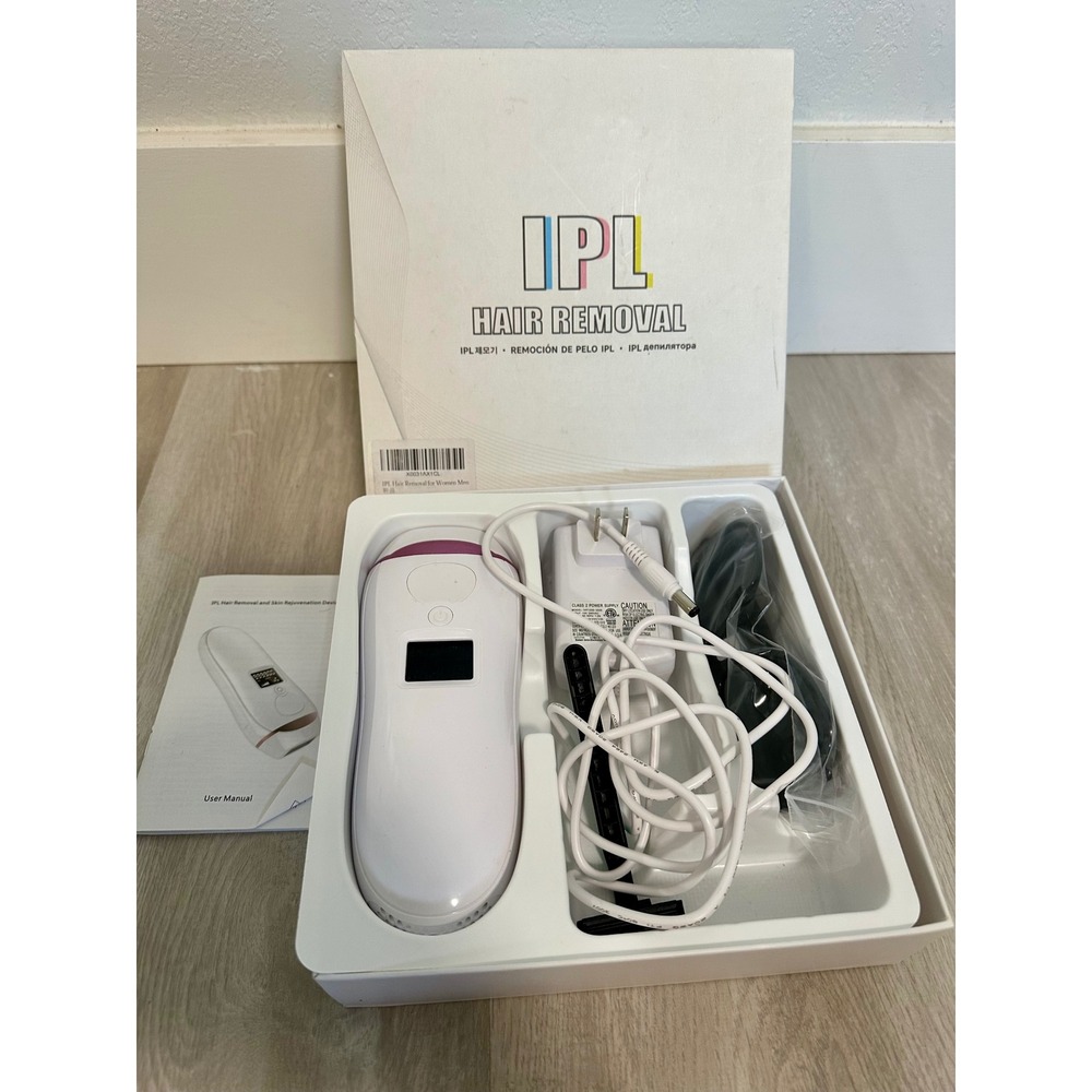IPL Hair Removal System Unisex OS White Excellent Laser Handheld Device